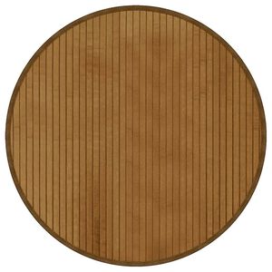 vidaXL kerek barna bambusz szőnyeg 60 cm