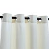 vidaXL 2 db krémszínű bársony sötétítőfüggöny gyűrűkkel 140 x 175 cm