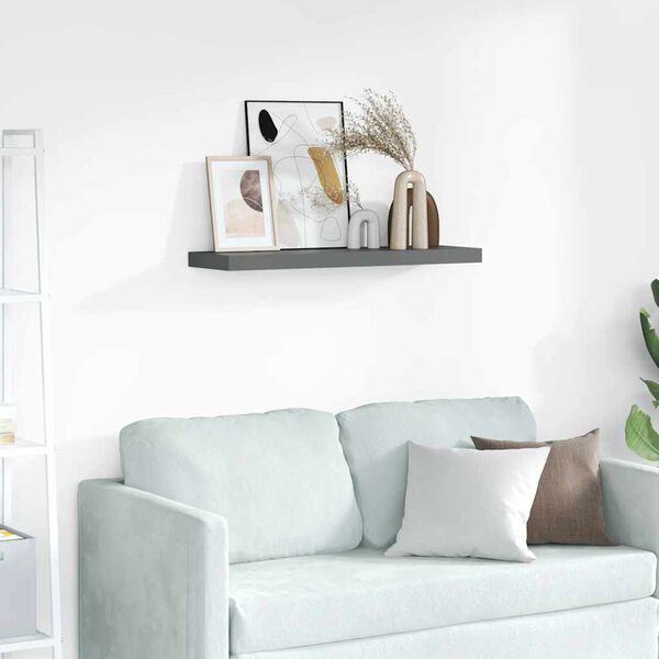 vidaXL 2 db sz&uuml;rke MDF szeg&eacute;lypolc k&eacute;pkeretekhez 80 x 9 x 3 cm