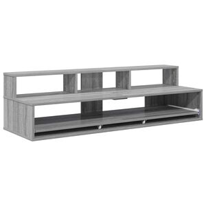 vidaXL St&uacute;di&oacute; &iacute;r&oacute;asztal Sz&uuml;rke Sonoma 110 x 42,5 x 36 cm Szerelt Fa
