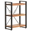 vidaXL 3 szintes t&ouml;m&ouml;r ak&aacute;cfa k&ouml;nyvespolc 60 x 30 x 80 cm