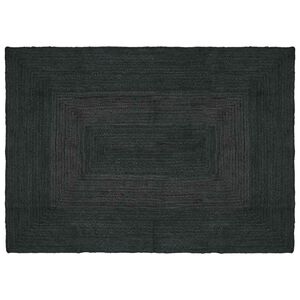 vidaXL Ter&uuml;letszőnyegek N&eacute;gysz&ouml;gletes S&ouml;t&eacute;tsz&uuml;rke 140 x 200 cm Juta