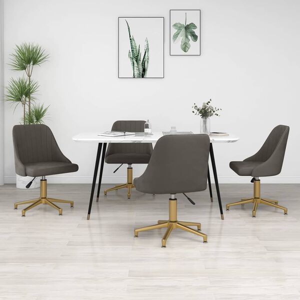 vidaXL 4 db s&ouml;t&eacute;tsz&uuml;rke b&aacute;rsony forg&oacute; &eacute;tkezősz&eacute;k