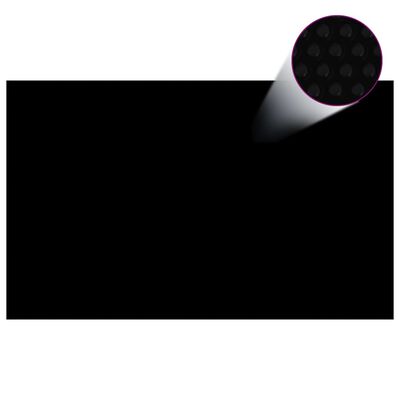 vidaXL fekete polietilén medencetakaró 260 x 160 cm