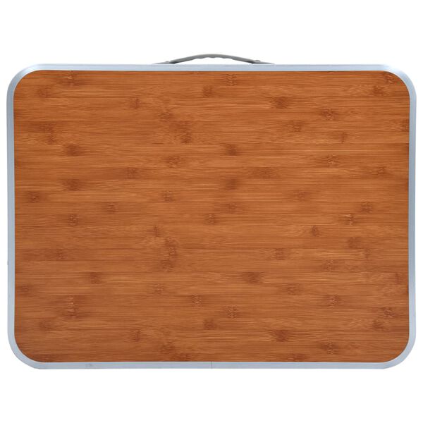 vidaXL &ouml;sszecsukhat&oacute; alum&iacute;nium kempingasztal 60 x 45 cm