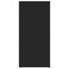 vidaXL fekete szerelt fa t&aacute;lal&oacute;szekr&eacute;ny 40x33x70 cm
