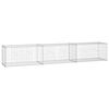vidaXL horganyzott ac&eacute;l gabion fal fed&eacute;llel 300 x 50 x 50 cm