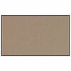 vidaXL Ajt&oacute;szőnyeg Beige &eacute;s fekete 90 x 150 cm 100% Poliamid