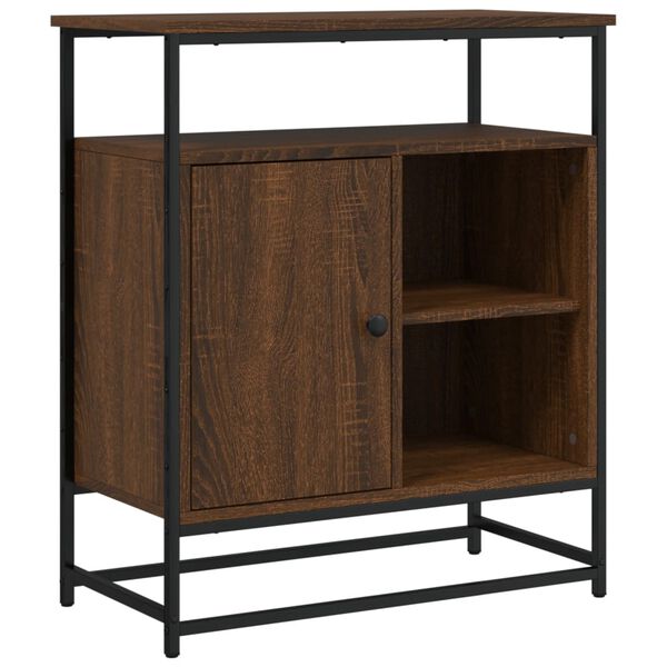vidaXL barna tölgy színű szerelt fa tálalószekrény 69 x 35 x 80 cm