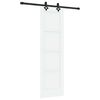 vidaXL Cs&uacute;sz&oacute; ajt&oacute; ORKDAL 61 x 198,5 cm Szerelt Fa Feh&eacute;r &eacute;s Fekete