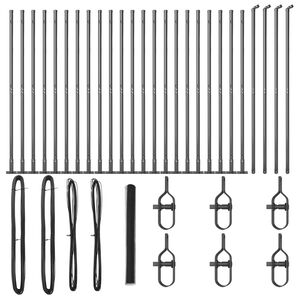 vidaXL Ker&iacute;t&eacute;soszlop Sz&uuml;rke