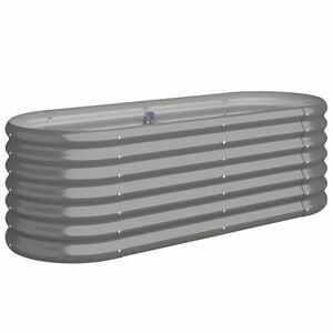 vidaXL sz&uuml;rke horganyzott ac&eacute;l kerti magas&aacute;gy&aacute;s 114x40x36 cm