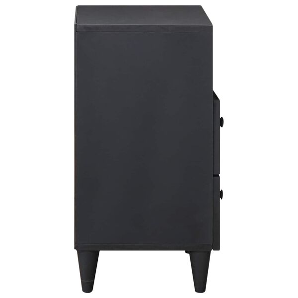 vidaXL Éjjeli asztal fiókkal Sokszínű 50 x 33 x 60 cm Tömör Mangófát