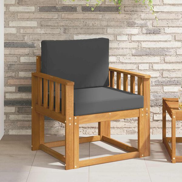 vidaXL K&uuml;lt&eacute;ri kanap&eacute; T&ouml;m&ouml;r ak&aacute;cfa &eacute;s poli&eacute;szter Term&eacute;szetes