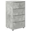vidaXL T&aacute;rol&oacute; szekr&eacute;nyek 60 x 48 x 105 cm Szerelt Fa Beton Sz&uuml;rke