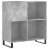 vidaXL betonsz&uuml;rke szerelt fa hanglemezszekr&eacute;ny 84,5 x 38 x 89 cm
