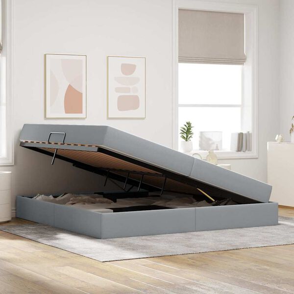 vidaXL &Aacute;gy t&aacute;rol&oacute;val &eacute;s matraccal matracmal Vil&aacute;gossz&uuml;rke 200 x 200 cm