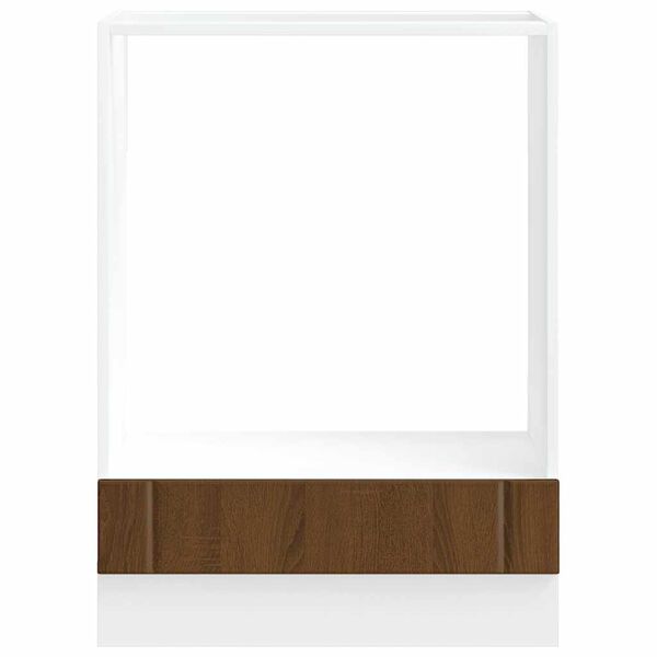 vidaXL s&uuml;tő szekr&eacute;ny Lucca barna t&ouml;lgy fűr&eacute;sz&aacute;ru műfa