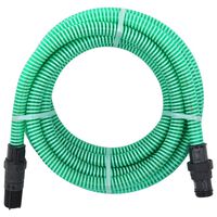vidaXL zöld PVC szívótömlő PVC csatlakozókkal 1" 4 m