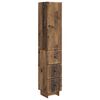 vidaXL Szekr&eacute;ny szett 2 pcs Antik Fa 33 x 34,5 x 90 cm Szerelt Fa