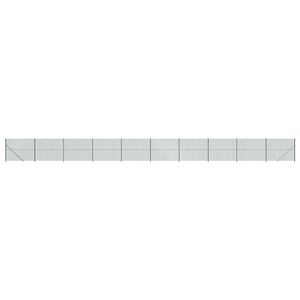 vidaXL z&ouml;ld dr&oacute;tker&iacute;t&eacute;s illesztőperemmel 1,6 x 25 m