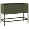 vidaXL Magas Kerti Cser&eacute;p Oliva z&ouml;ld 60 x 26 x 45 cm Ac&eacute;l