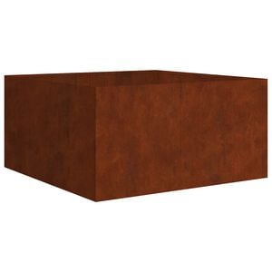 vidaXL corten ac&eacute;l n&ouml;v&eacute;nytart&oacute; 80x80x40 cm
