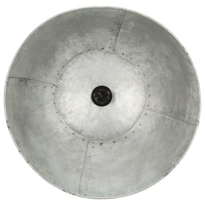 vidaXL kerek ezüstszínű függőlámpa 25 W 48 cm E27