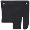 vidaXL Aut&oacute;szőnyeg 4 pcs Fekete Gumi
