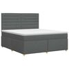 vidaXL Boxspring &aacute;gy matraccal S&ouml;t&eacute;tsz&uuml;rke 160 x 200 cm Sz&ouml;vet