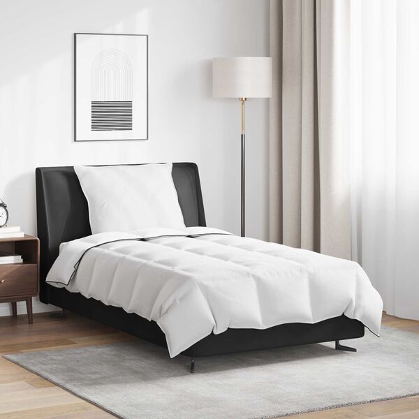 vidaXL Téli takaró párnával 2 pcs Fehér Levegőpárna