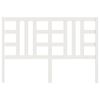 vidaXL fehér tömör fenyőfa ágyfejtámla 126 x 4 x 100 cm