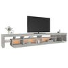 vidaXL betonsz&uuml;rke TV-szekr&eacute;ny LED-l&aacute;mp&aacute;kkal 290x36,5x40 cm