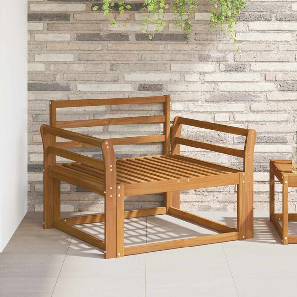 vidaXL K&uuml;lt&eacute;ri k&ouml;z&eacute;pső kanap&eacute; T&ouml;m&ouml;r Ak&aacute;cfa Term&eacute;szetes