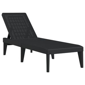 vidaXL antracitsz&uuml;rke PP napoz&oacute;&aacute;gy 186 x 60 x 29 cm