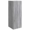 vidaXL Fali szekr&eacute;ny 33 x 34,5 x 90 cm Szerelt Fa Sz&uuml;rke Sonoma