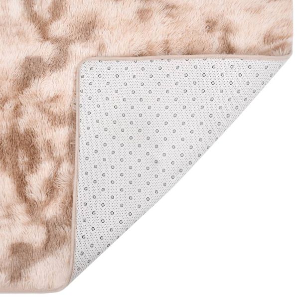 vidaXL kr&eacute;msz&iacute;nű bozontos szőnyeg 200 x 140 cm