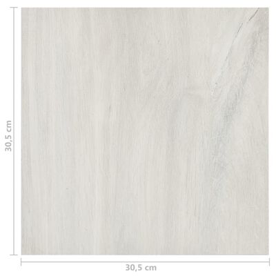 vidaXL 55 db krémszínű öntapadó PVC padlólap 5,11 m²