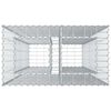 vidaXL Gabion emelt &aacute;gy Ez&uuml;st 90 x 50 x 150 cm Horganyzott ac&eacute;l