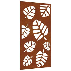 vidaXL lev&eacute;lmint&aacute;s corten ac&eacute;l kerti fald&iacute;sz 105 x 55 cm
