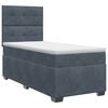 vidaXL Boxspring &aacute;gy matraccal S&ouml;t&eacute;tsz&uuml;rke 80 x 200 cm B&aacute;rsony