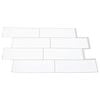 vidaXL Dekoratív Matricák 10 pcs Fehér szürke 29,4 x 21,4 x 0,8 cm