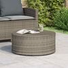 vidaXL K&uuml;lt&eacute;ri K&aacute;v&eacute;z&oacute; Asztalok Sz&uuml;rke &Oslash; 68 x 30 cm Rattan