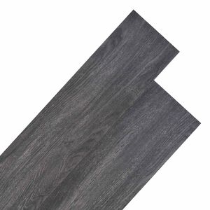 vidaXL Padl&oacute;deszk&aacute;k Fekete &eacute;s Feh&eacute;r 5,26 m&sup2; 18 db PVC