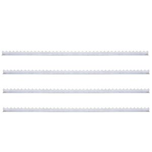 vidaXL 4 db horganyzott ac&eacute;l ker&iacute;t&eacute;st&uuml;ske 1 m