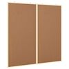 vidaXL Hirdetőt&aacute;bla 100 x 100 x 1,4 cm T&ouml;m&ouml;r fenyőfa Barna