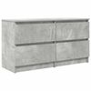 vidaXL betonsz&uuml;rke szerelt fa TV-szekr&eacute;ny 100x35x54 cm