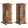 vidaXL N&ouml;v&eacute;ny&aacute;llv&aacute;ny 2 db Antik Fa 30,5 x 30 x 60,5 cm Szerelt Fa