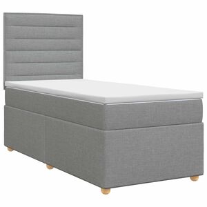 vidaXL Boxspring &aacute;gy matraccal Vil&aacute;gossz&uuml;rke 80 x 200 cm Sz&ouml;vet