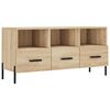 vidaXL sonoma t&ouml;lgy sz&iacute;nű szerelt fa TV-szekr&eacute;ny 102 x 36 x 50 cm